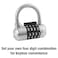 Master Lock Set Your Own Combination Padlock Gym Locker Locks with Code for Securing Indoor Valuables Color May Vary 1523D