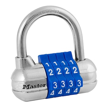 Master Lock Set Your Own Combination Padlock Gym Locker Locks with Code for Securing Indoor Valuables Color May Vary 1523D
