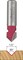 Freud 20109 12 Dia 90 V Grooving Bit with 12 shank 214 overall length
