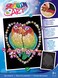 Sequin Art Blue Love Birds Sparkling Arts and Crafts Picture Kit Creative Crafts