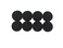Shepherd Hardware 3602 1Inch Surface Grip Adhesive Non Slip Pads 16CountBlack