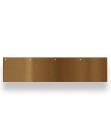 Hardware Essentials 851651 Hillman 852749Aluminum Kick PlateAntique Brass Finish8 x 34 BiFold Sliding Door Guide 8 x 34