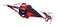 Premier Kites 22534 Wind Garden Spinsock Tecmo 48Inch
