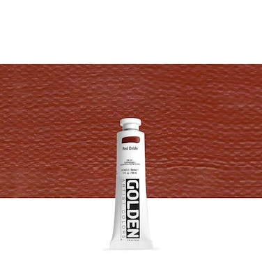 Heavy Body Acrylics by GOLDEN Red Oxide 2 fl oz Tube Professional Acrylic Paint Opaque