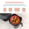 COSORI Air Fryer Silicone Liners for 35 Qt 76 Inch Reusable Basket Certified Food Grade Accessories Resistant up to 450F Thickened  Durable Nonstick Dishwasher Safe Gloves Included 2 Pcs
