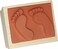 Stamps by Impression Feet Footprints Rubber Stamp Small 75 x 1