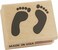 Stamps by Impression Feet Footprints Rubber Stamp Small 75 x 1