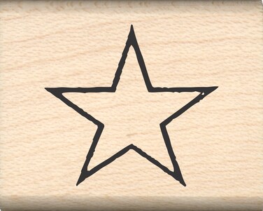 Stamps by Impression Star Rubber Stamp  75  ST 0113