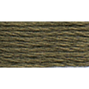 DMC 1173787 Mouline Stranded Cotton Six Strand Embroidery Floss Thread Dark Brown Grey 87Yard
