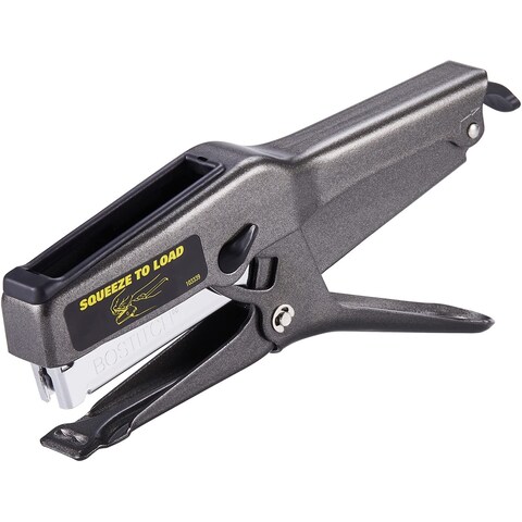 Bostitch Office B8 Heavy Duty All Metal 45 Sheet Plier Stapler 210 Stapler Capacity FullStrip Black