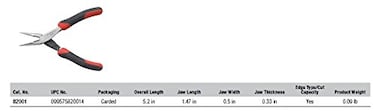 GEARWRENCH Mini Dual Material Long Nose Pliers 4  82001