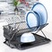 Better Houseware Dish Drain Board Tray for Kitchen Counter Drying Rack Dish Drainer Tray Ideal Rigid Drainboard Dish Rack Drain Board  17x135x125