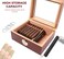 Premium Cigar Humidor for 2550 Cigars  Elegant Humidor humidor with Hygrometer and Humidifier  Cedar Lined Cigar Box for Optimal Humidity Control