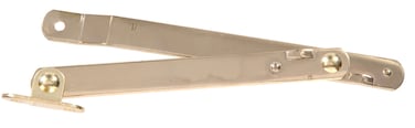 Hardware Essentials 851580 Folding Support Left Side Brass