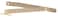 Hardware Essentials 851580 Folding Support Left Side Brass