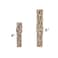 SubstrateSource Natural Cholla Wood Logs  Driftwood for Aquariums Fish Tanks Shrimp Hermit Crabs Reptiles  4 and 6 Inch Pieces 6 Inch 2 Pack