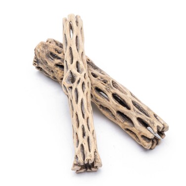 SubstrateSource Natural Cholla Wood Logs  Driftwood for Aquariums Fish Tanks Shrimp Hermit Crabs Reptiles  4 and 6 Inch Pieces 6 Inch 2 Pack