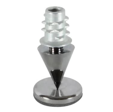 Dayton Audio DSS2BC Black Chrome Speaker Spike Set 4 Pcs