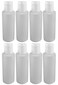 Pinnacle Mercantile 4 Oz Plastic Squeeze Bottles with Disc Top Flip Cap Set of 8 Empty