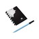 A5 Whiteboard Reusable Notebook  50 Ruled DryErase Pages  Ashes with Black Ring Binding
