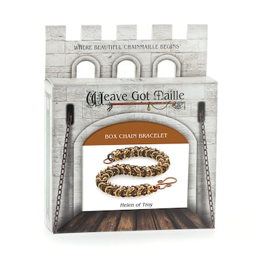 Weave Got Maille Box Weave Chain Maille Bracelet Kit Helen of Troy