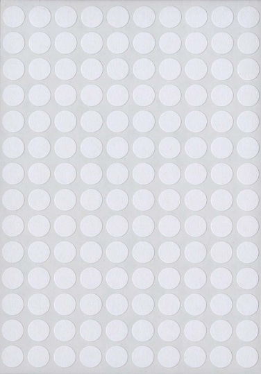 MACO White Round MultiPurpose Labels 516 Inches in Diameter 1000 Per Box MR505