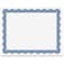 Geographics Optima Blue Blank Award Certificate Paper with Gold Foil Seals 85 x 11 Seal 175 Pack of 25