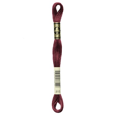 DMC 117815 6 Strand Embroidery Cotton Floss Medium Garnet 87Yard