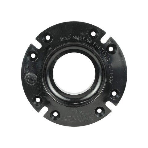 DANCO Mobile Home Male Closet Flange Black 7Inch x 314Inch 1Pack 41974