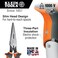 Klein Tools 2036EINS Insulated Pliers Long Nose Side Cutters with Knurled Jaw Slim 6Inch