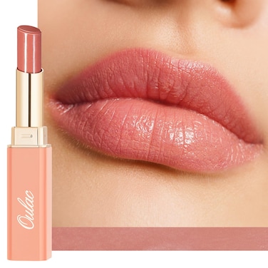 Oulac Moisturizing Shine Pink Peach Lipstick for Women  2 in 1 Pink Peach Glossy Tinted Lip Balm Hydrating Winter Lipstick for Dry LipsShine Juicy Finish Vegan 22g007oz 13