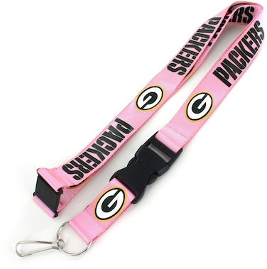 NFL Green Bay Packers Team Lanyard Pink