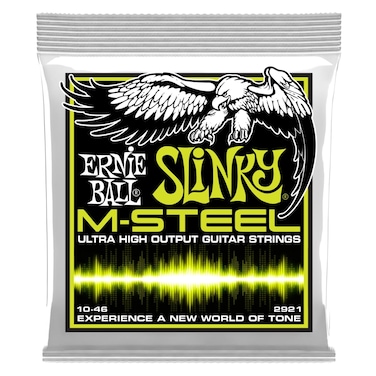 Ernie Ball Regular Slinky MSteel Electric Guitar Strings 1046 Gauge P02921