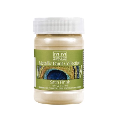 6 oz Modern Masters ME656 Flash Copper Metallic Paint Collection Satin WaterBased Decorative Metallic Paint