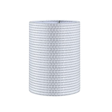 Aspen Creative 31615 Transitional Drum Shape Spider Construction Lamp Shade in White 8 x 8 x 11