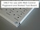 Wall Control Pegboard Screwdriver Holder Bracket Slotted Metal Pegboard Accessory Pegboard and Slotted Tool Board  White
