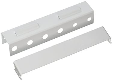Wall Control Pegboard Screwdriver Holder Bracket Slotted Metal Pegboard Accessory Pegboard and Slotted Tool Board  White