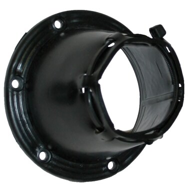 TH MARINE Cable Boot  Boat Transom and Motor Well Rigging Boot with Cable Tie  Universal Fit  Black 2 inch