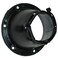 TH MARINE Cable Boot  Boat Transom and Motor Well Rigging Boot with Cable Tie  Universal Fit  Black 2 inch