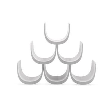 Alessi Noe Modular Bottle Holder In Thermoplastic Resin White