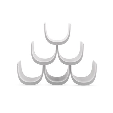Alessi Noe Modular Bottle Holder In Thermoplastic Resin White