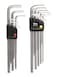 Wiha 66993 Inch and Metric Ball End Hex LKey Sets 2Pack Black