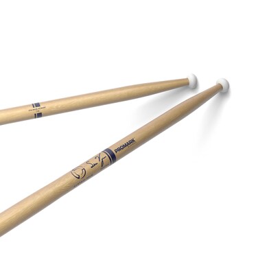 ProMark Drum Sticks  Sean Vega TS8 System Blue Tenor Drumsticks  Drum Sticks Set  Nylon Tip  Hickory Drumsticks  Consistent Weight and Pitch  1 Pair