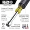 Klein Tools 63011MM 11 mm Nut Driver with 3Inch Hollow Shaft and Cushion Grip Handle Made in USA