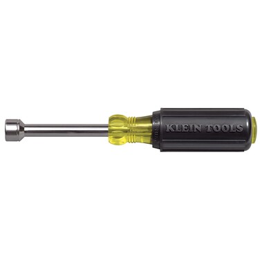 Klein Tools 63011MM 11 mm Nut Driver with 3Inch Hollow Shaft and Cushion Grip Handle Made in USA