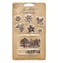 Metal Foliage with Fasteners by Tim Holtz Ideaology 18 per Pack Various Sizes Antique Finishes TH92788