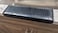 SiliSink Silicone Sink Edge Guard for Kitchen Sink  Fits 375  4 Wide  The Original Silicone Sink Edge Protector with Sponge Caddy  Splash Guard 14 Black Diamond