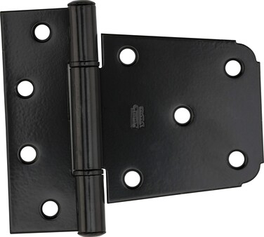 National Hardware N223867 Black Gate Hinge 312
