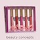 Beauty Concepts Lip Gloss Collection  Shimmering Glossy Lip Makeup Set for a Radiant Finish Pretty Pink