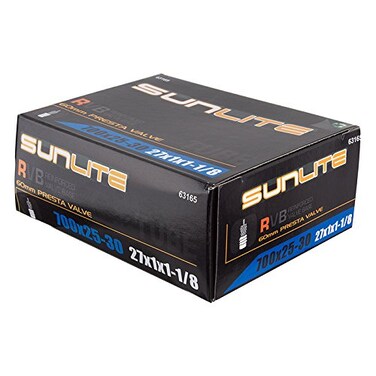 Sunlite Presta Valve Bicycle Tubes 700 x 2530  60mm Valve